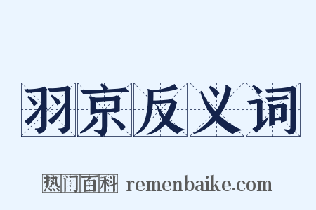 羽京反义词是什么意思的图片